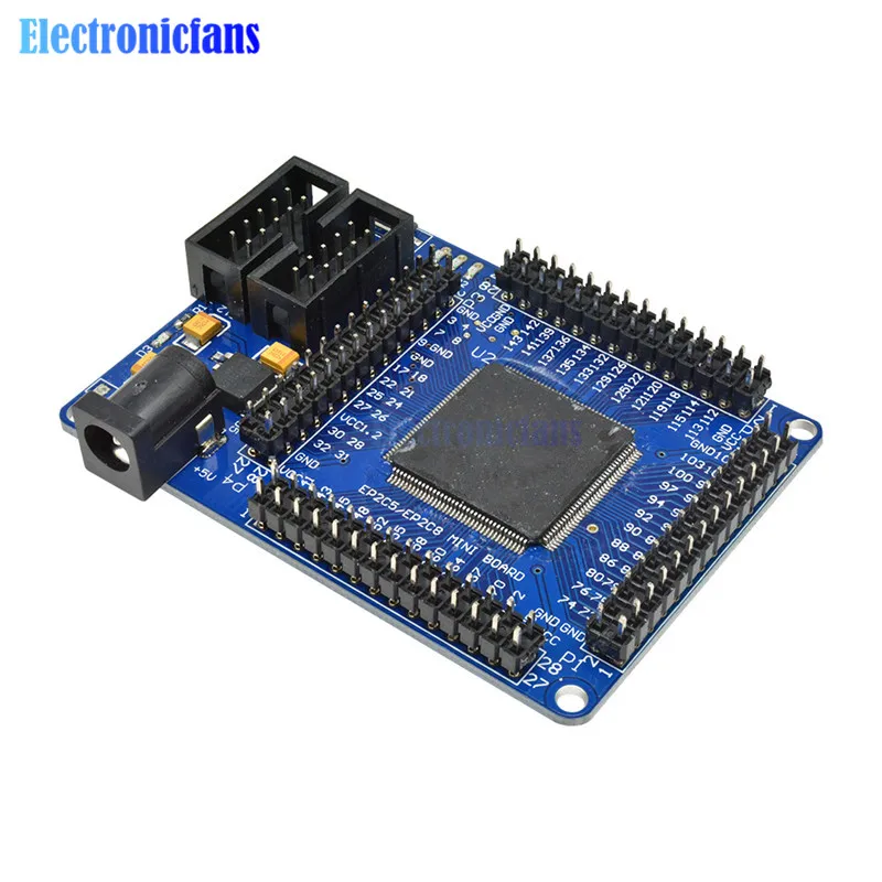 Программатор FPGA Cyslonell EP2C5T144 минимум для обучения системам модуль макетной платы