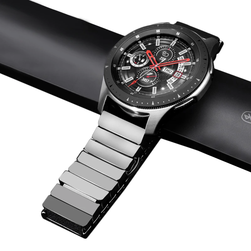 20 мм/22 мм Керамика Смарт Браслет для samsung Galaxy 46/42 gear s2/S3 сменный ремешок huawei watch 2