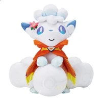 takara tomy pokemon plush doll pokemon figure vulpix white fox stuffed toy pp cotton soft 30cm