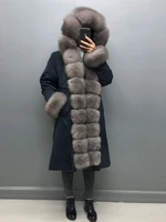 mid length pie to overcome ladies real mink fashion fur coat fur collar rabbit fur lining to keep warm in winter europe