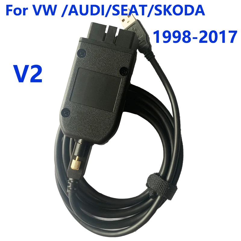 2021 Popolar HEX V2 Obd2 сканер VAGCOM 21 9 VAG COM 20 12 для VW AUDI Skoda Seat ATMEGA162 + 16V8 FT232RQ | Автомобили и
