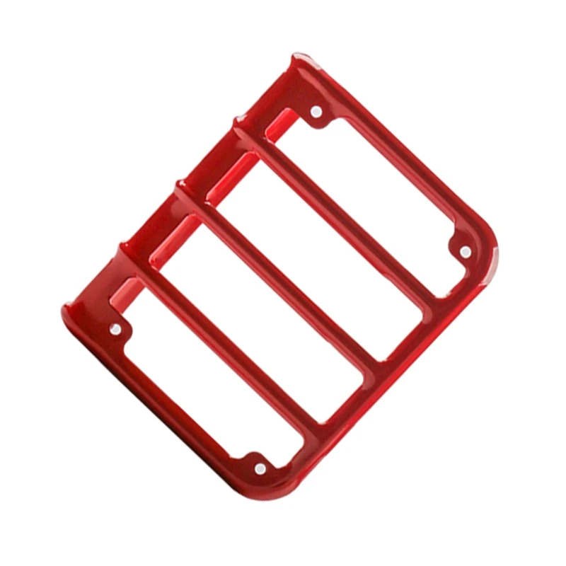 

Pair Tail Light Guard Cover Rear Lamps Protector for Jeep Wrangler JK Red