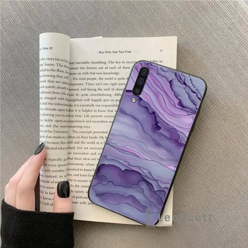 

Colored marble Phone Case For Samsung A40 A50 A71 A8 A10 S7 S8 S10 S20 Fe note 10 plus