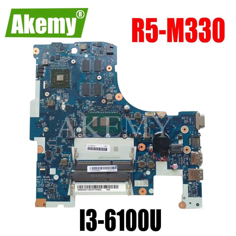 

NM-A491 материнская плата для ноутбука For Lenovo Ideapad 300-17ISK оригинальная материнская плата I3-6100U R5-M330