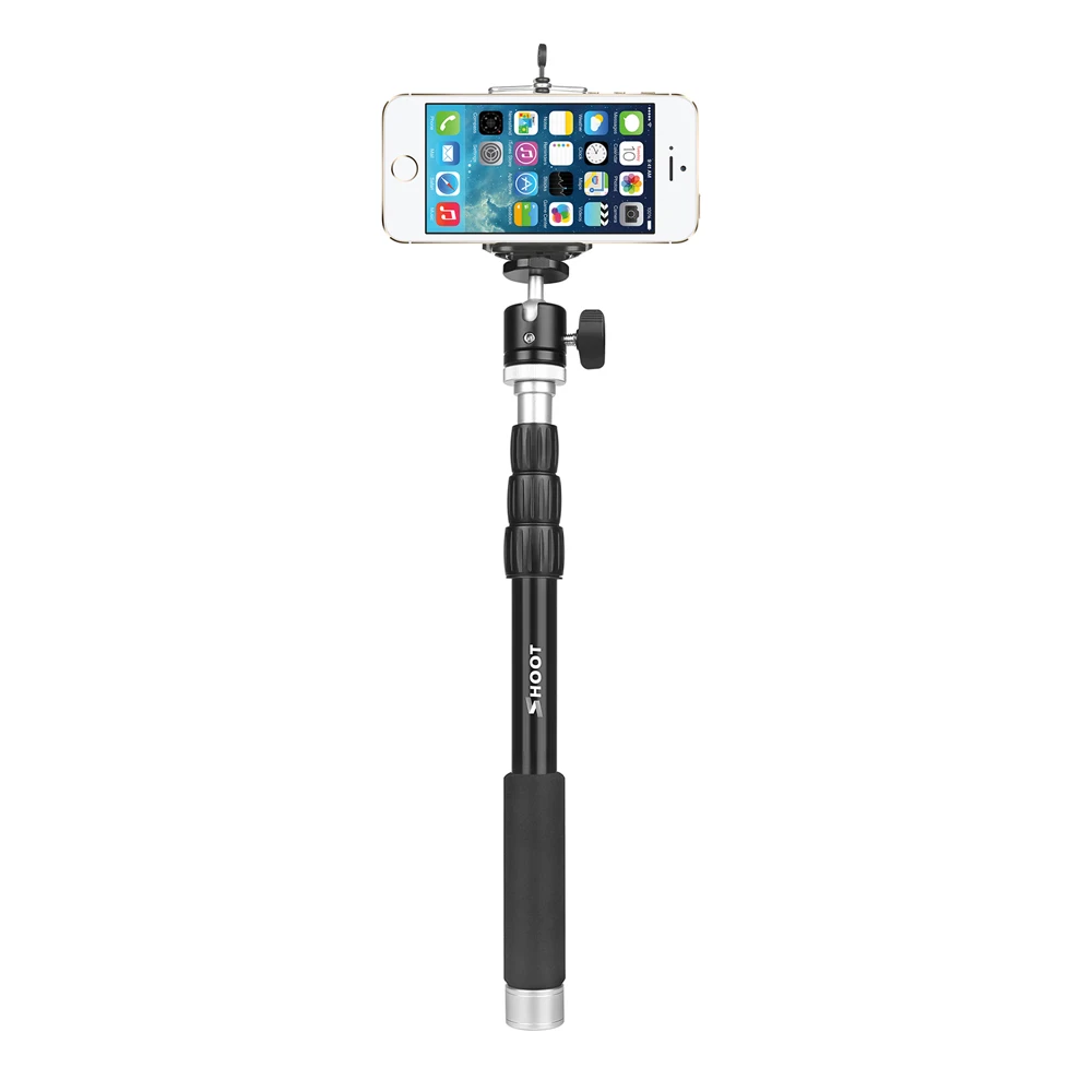 SHOOT XT 443 96 см портативный алюминиевый монопод для камеры GoPro Hero 7 6 5 4 Xiaomi Yi 4K Canon H9 dslr