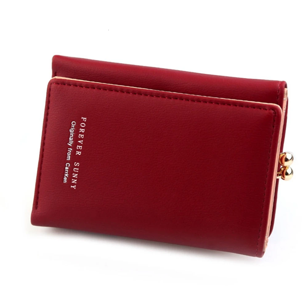 Women's Multi-function Short Wallets Classic Fashion Multi-card Design Soft PU Leather Credit Card Change Storage | Багаж и сумки