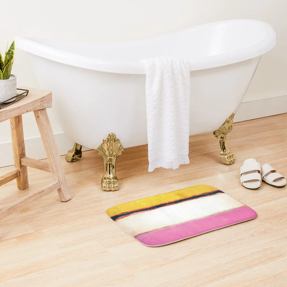 Mark Rothko | Белый центр (желтый розовый и Лавандовый на Розе) коврик для ванной