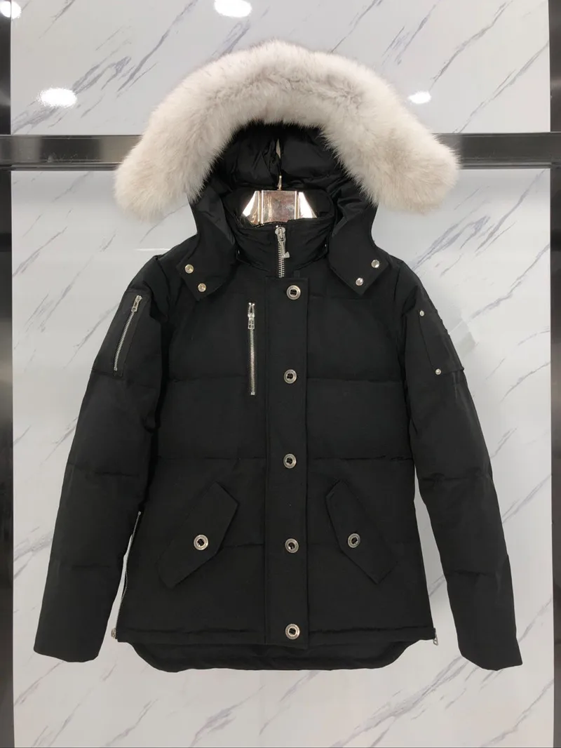 

New Women Winter Coat Down Jacket Real Fox Fur Short Fashion Parka Female Thicken Warm Outerwear Windproof Waterproof Clothes