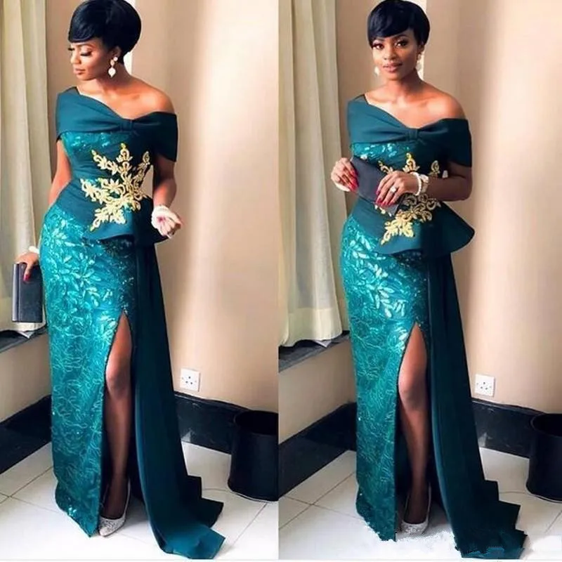 

Elegant off-shoulder lace applique ball gown banquet party formal occasion evening dress
