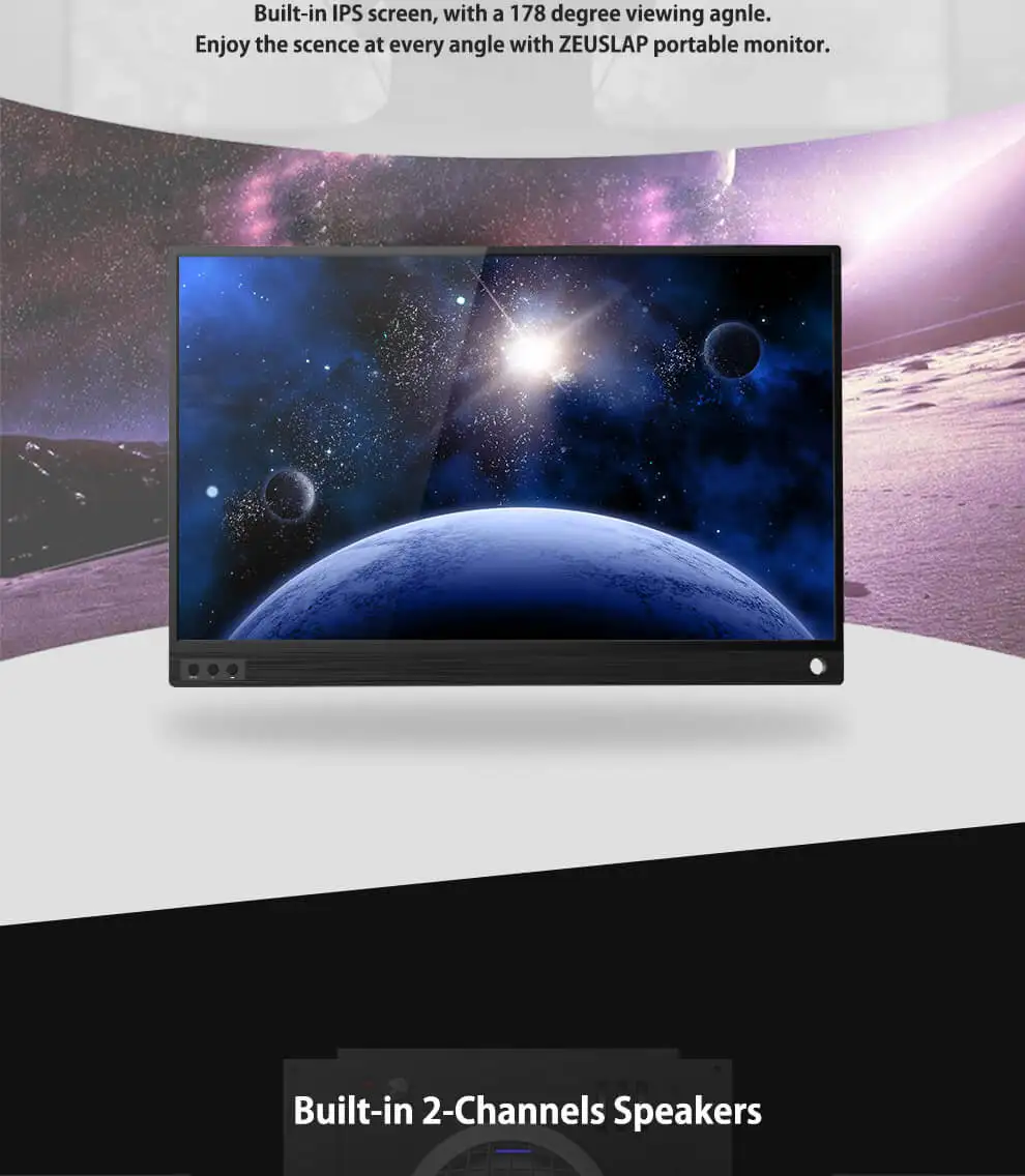 15,6 дюймовый сенсорный портативный монитор USB C HDMI монитор с сенсорным экраном для samsung DEX, huawei EMUI, ноутбука, переключателя, PS4