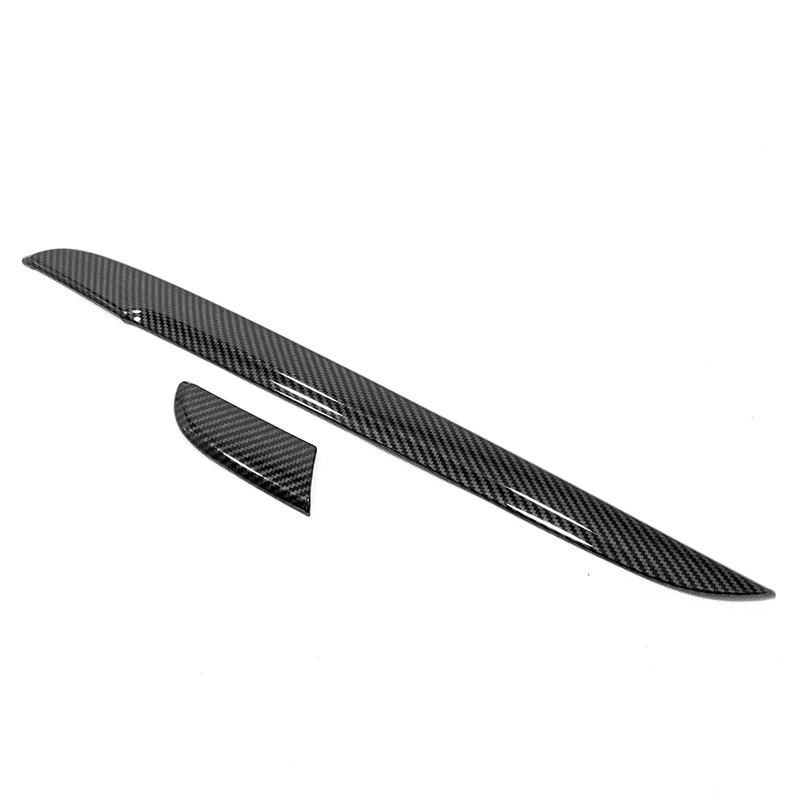 

For Honda CRV CR-V 2017 2018 New ABS Carbon fiber Style Dashboard Decorative Strip Cover Trim LHD car styling accessories 2pcs