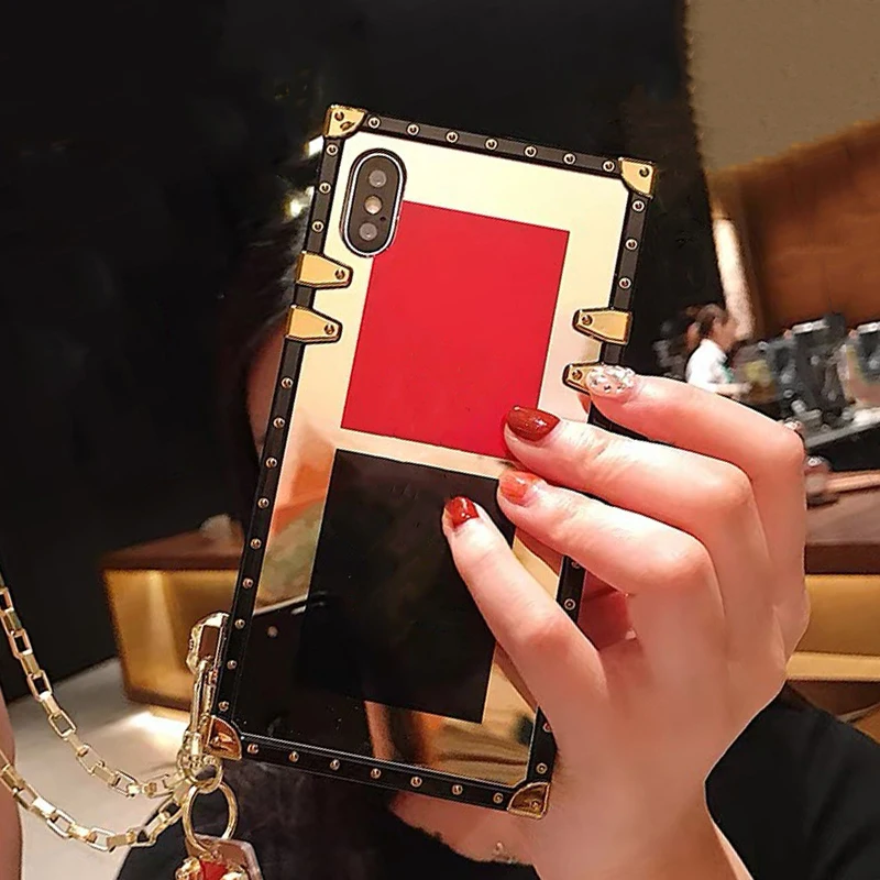 

Зеркальный чехол для iPhone 13 Pro Max 12 11pro Xr Xs X 6s 7 8 Samsung S21 S20 Note20 Ultra