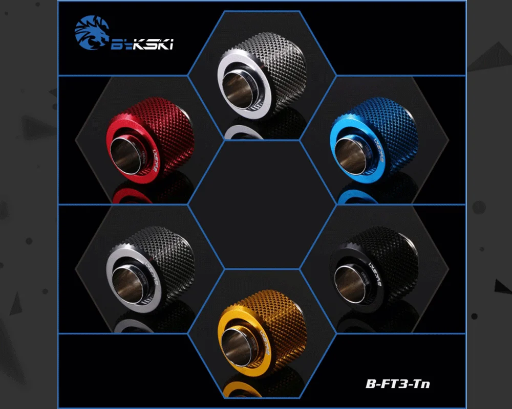 Bykski B-FT3-Tn, 3/" ID* 1/2" OD 10x13 мм Мягкая трубка фитинги, G1/" фитинги для мягких труб