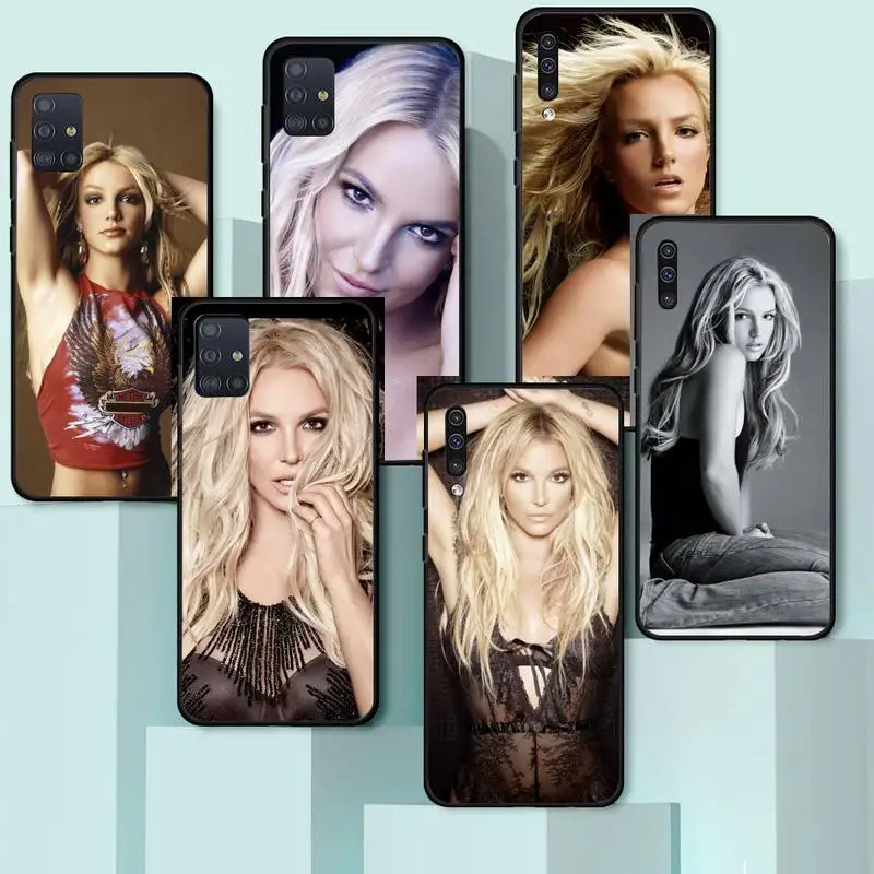 

Britney Spears famous singer Phone Case For Samsung galaxy A S note 10 7 8 9 20 30 31 40 50 51 70 71 21 s ultra plus