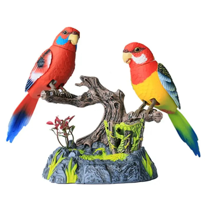 

Electronic Voice Controlled Pet Birds Simulation Bird Home Decoration Kids Toy