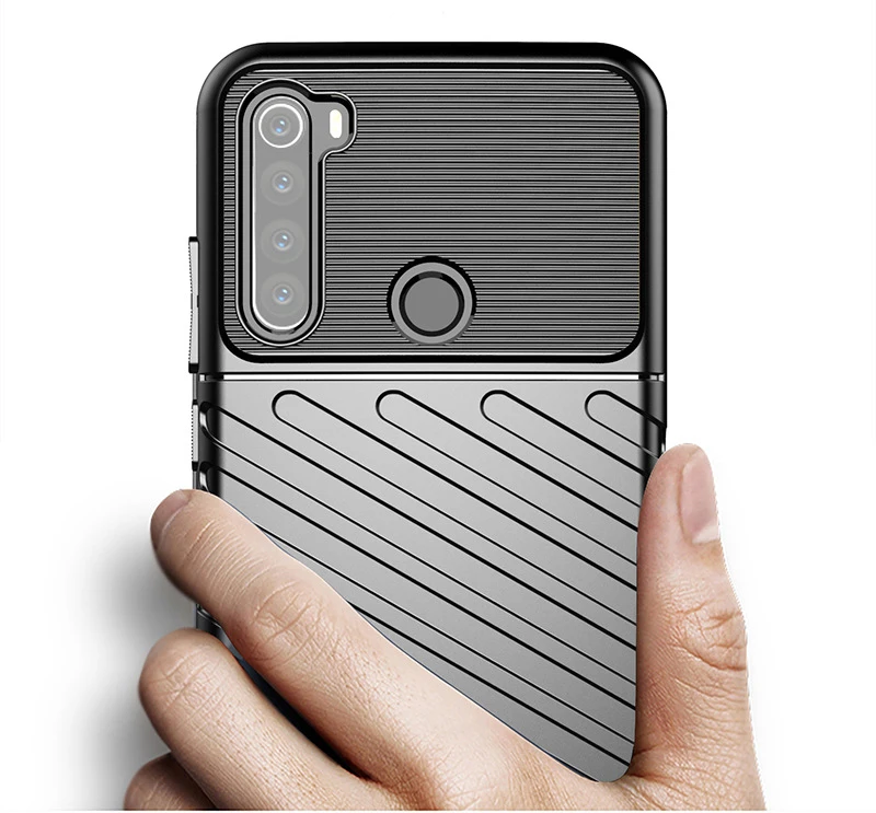 Задняя крышка для Xiaomi Redmi Note 8T защитный силиконовый чехол из ТПУ в полоску