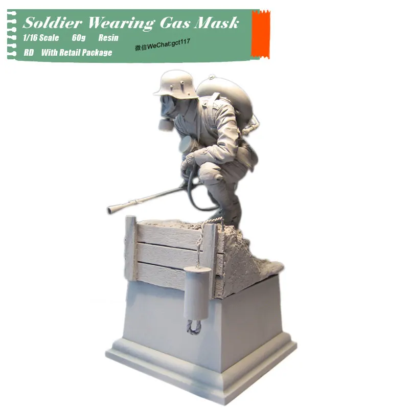 RD 1/16 шкала военные модельная фигурка из смолы Второй мировой войны солдата
