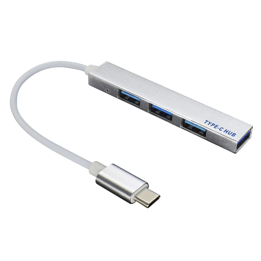 4 порта сплиттер Type-C к USB 2 0 концентратор конвертер адаптер кабель для ПК ноутбук