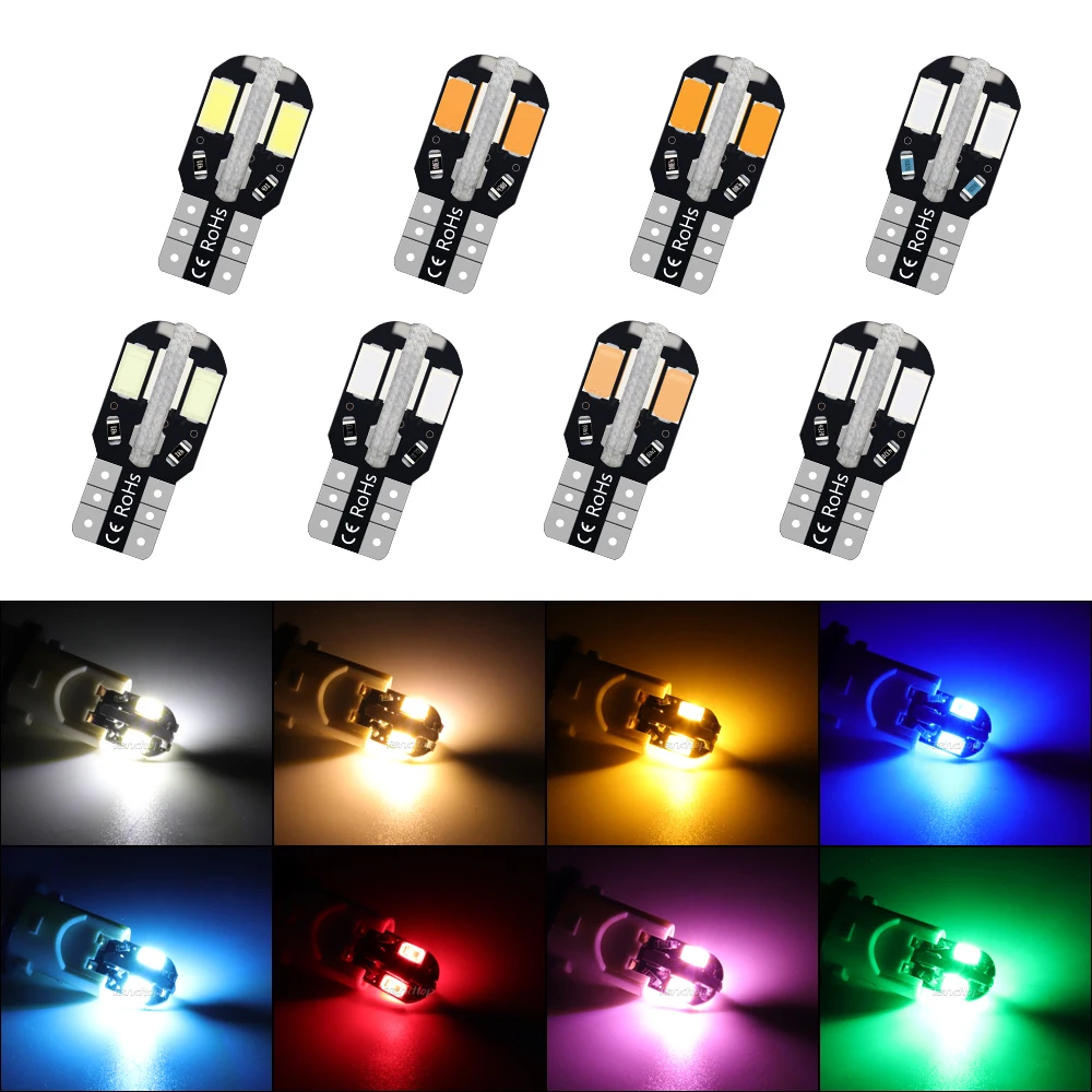 

10/20 шт., светодиодные лампы Canbus 5630 8SMD