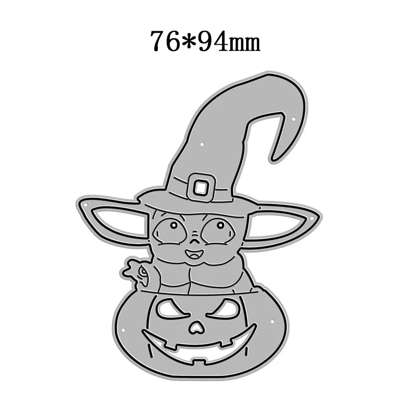 2021 Новый Набор ножей для вырубки тыквенного эльфа Мико для скрапбукинга и бумажного ремесла, создания открыток на Хэллоуин, тиснения и декорирования, без штампов.