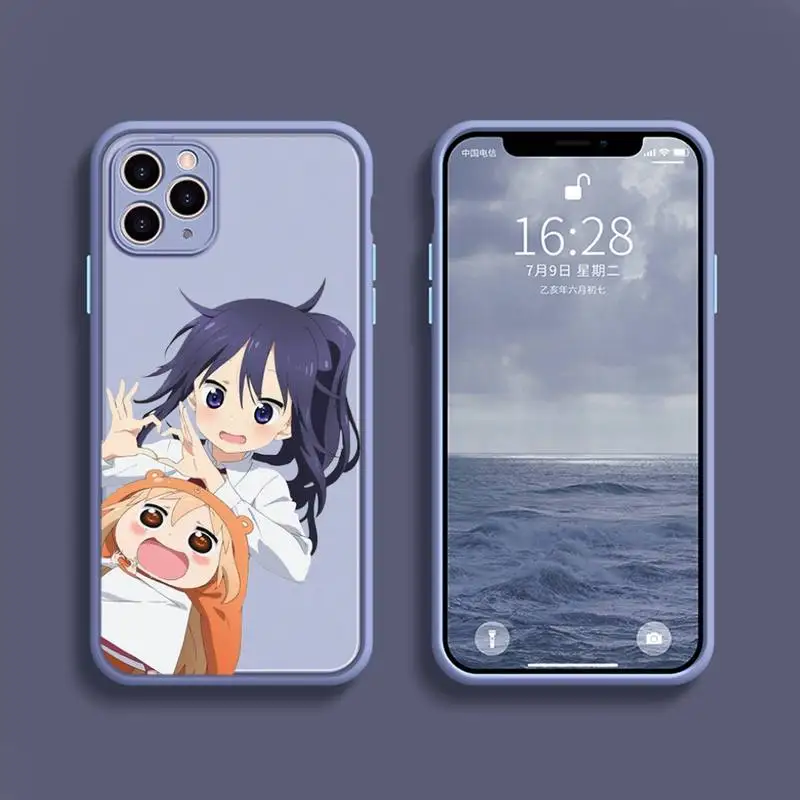

Umaru Chan Anime Doma Umaru Phone Case Transparent Matte For IPhone 7 8 11 12 S Mini Pro X XS XR MAX Plus Cover Shell