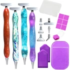 Новинка 5D каучуковая ручка для алмазной живописи из нержавеющей стали металлические сменные насадки для ручек многофункциональные насадки для ручек набор клеевых насадок для глина