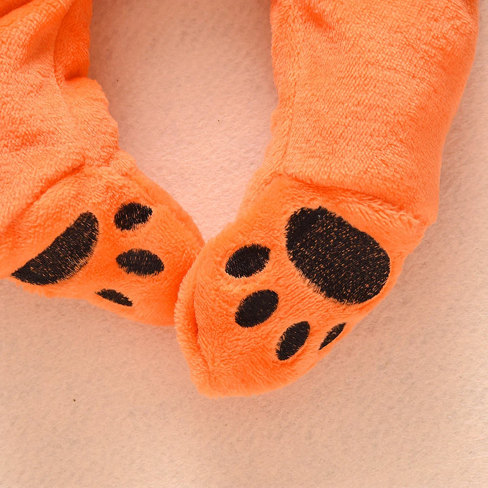 CYSINCOS Winter Warm Infant Jumpsuits Fleece Baby Boy Girl Cute Tiger Outwear Cotton Jackte Newborn Clothes Hooded Coats |