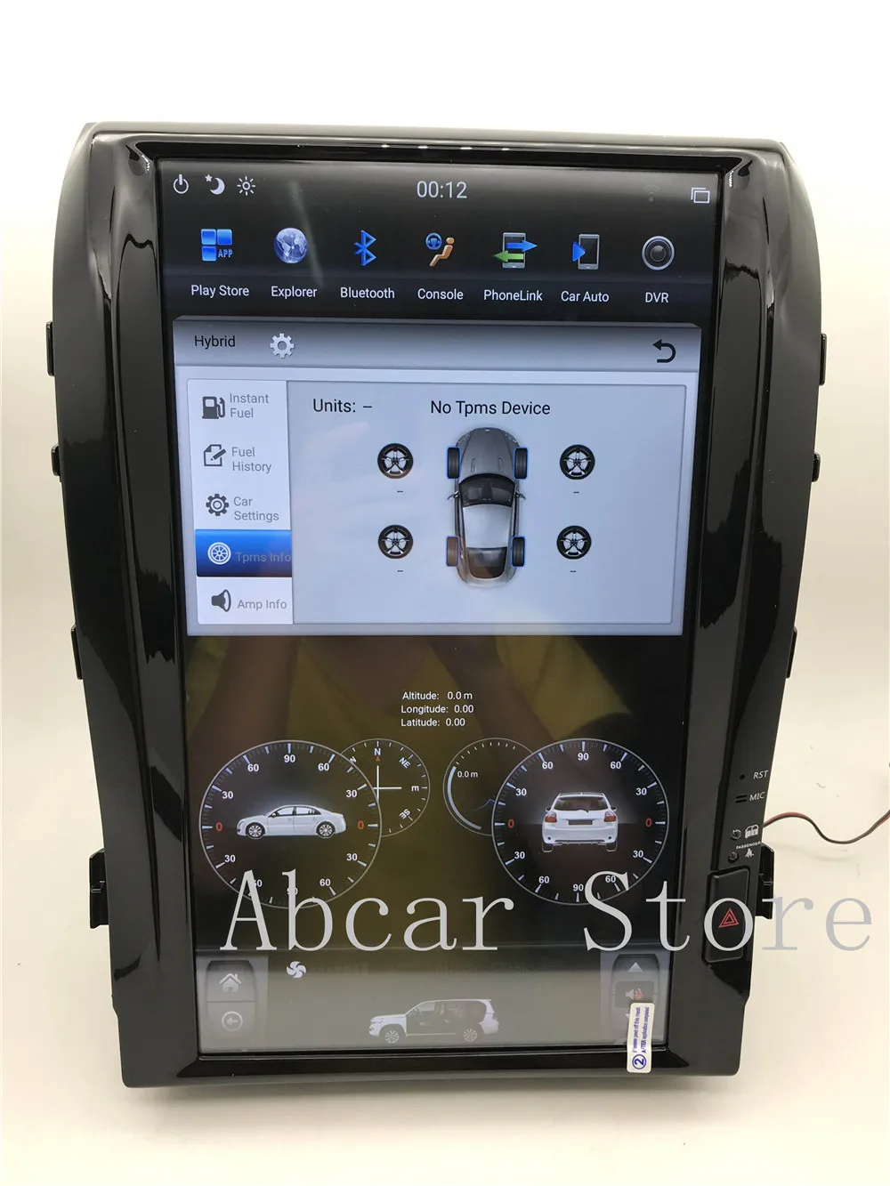 1" Tesla стиль Android 8,1 PX6 HDMI Автомобильный dvd-плеер gps навигация для Toyota LAND CRUISER LC200 2008- радио ips стерео