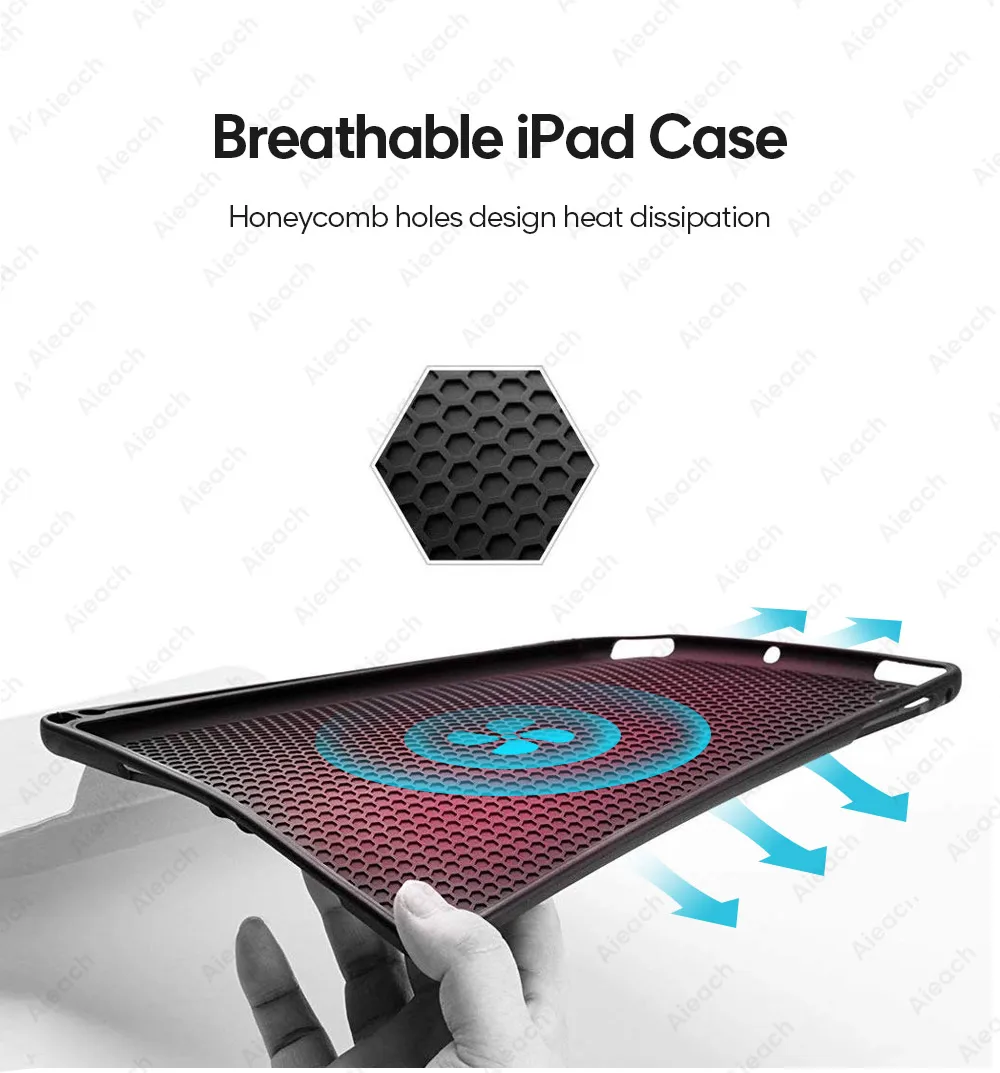 Чехол для iPad 9,7 10,2 чехол с держателем карандаша умный кожаный тканевый силиконовый чехол для iPad Pro 9,7 Air 1 2