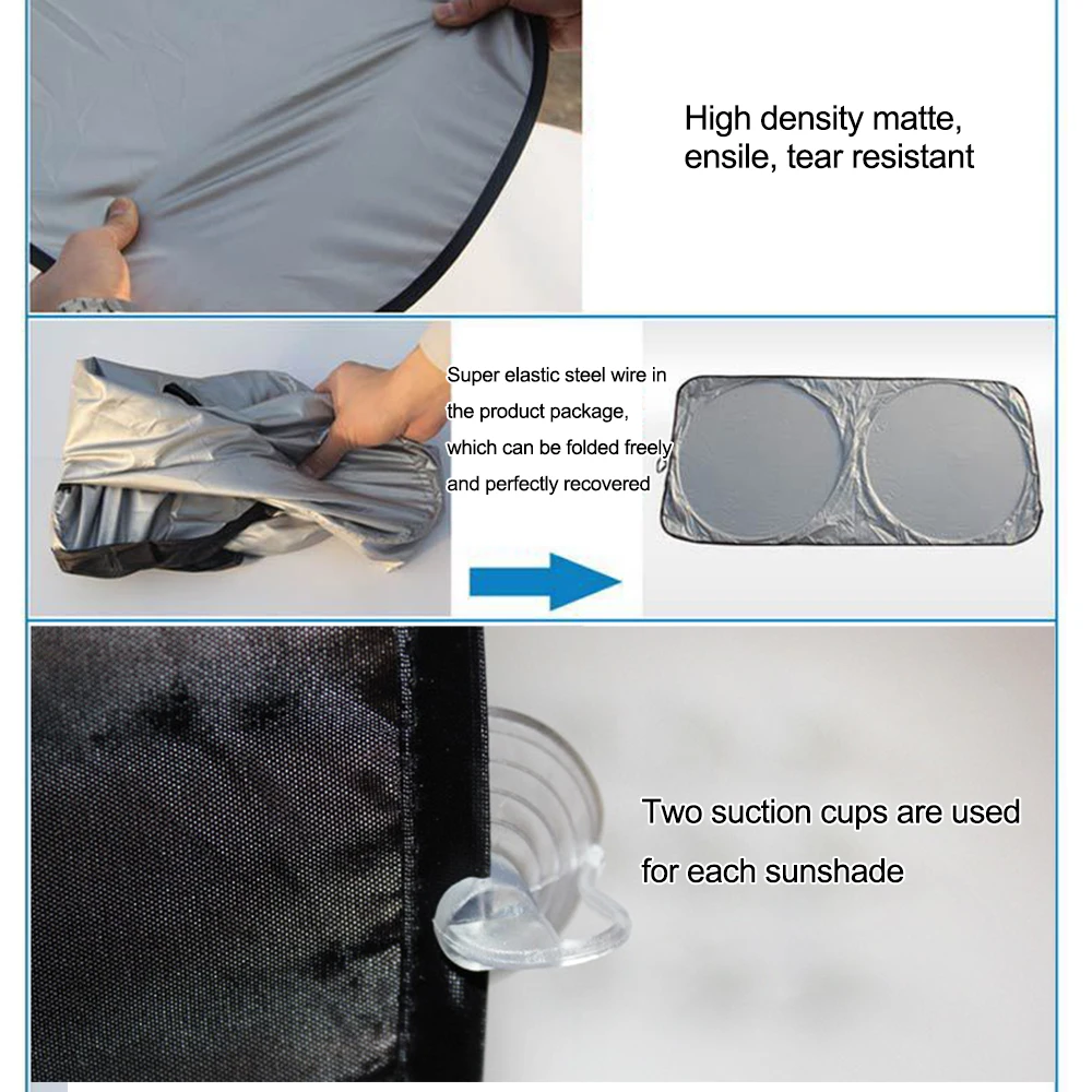 Автомобильный козырек от солнца на лобовое стекло 150 Х70 см|Козырьки солнца| |