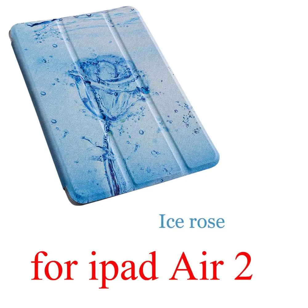 for ipad Air 2 Чехол для планшета с мультипликационным принтом для Apple ipad 2 3 4 9,7 Pro Smart wake Sleep fundas fold Stand cardined cover capa bag для Air 1 2 - Цвет: for ipad Air 2