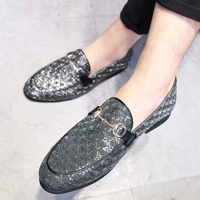 Лоферы мужские в стиле ретро роскошные брендовые удобные мягкие однотонные