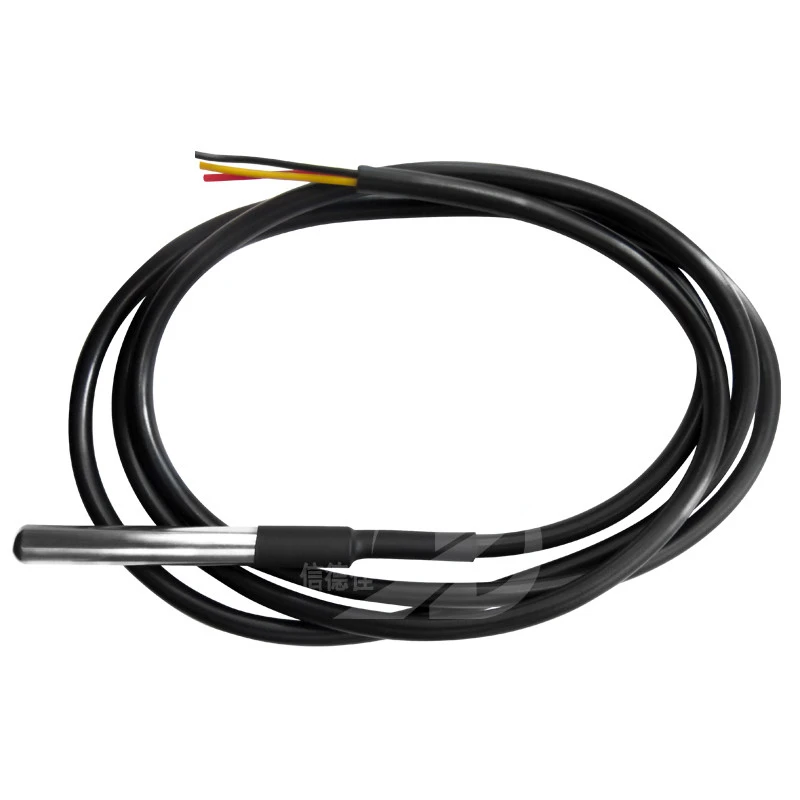 Водонепроницаемый датчик температуры DS18b20 с корпусом из нержавеющей стали 18B20 (1 м