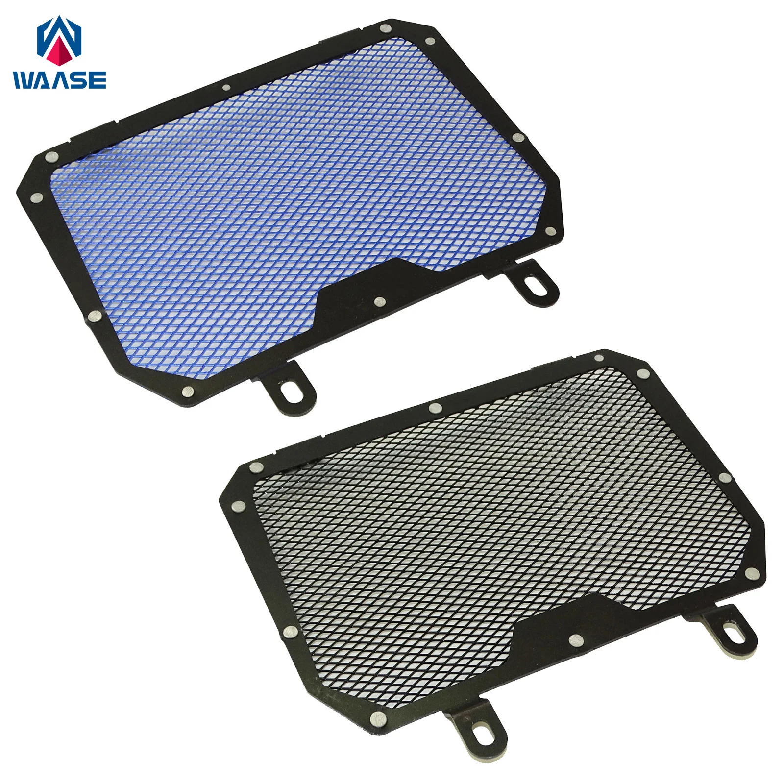 

waase Motorcycle Radiator Oil Cooler Grille Guard Cover Protector For YAMAHA YZF R1 R1M R1S 2015 2016 2017 2018 2019 2020 2021