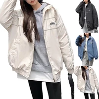 baseball uniform loose coats plus size sports cotton padded womens winter autumn windproof warm jacket coat womens clothing