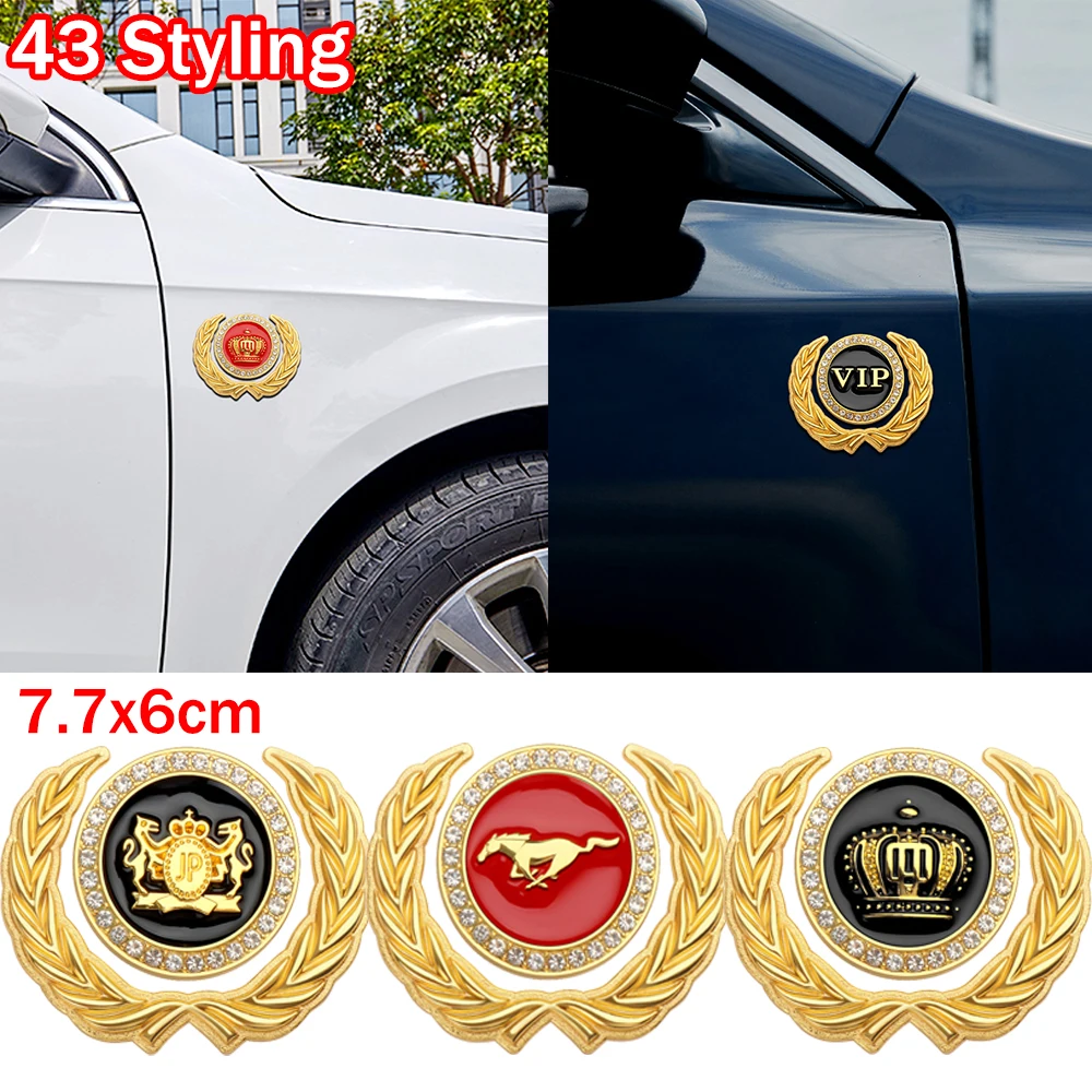 3D Металлическая Автомобильная наклейка боковой корпус украшение для багажника