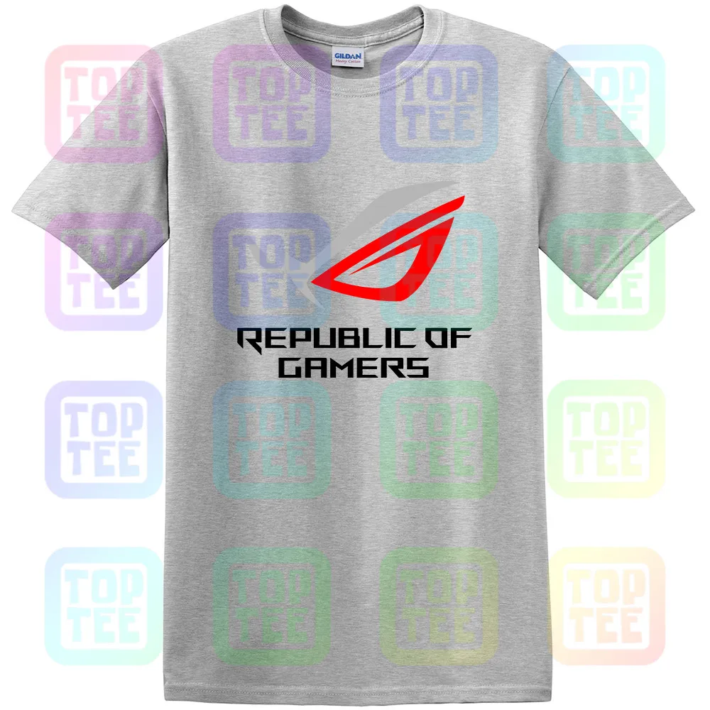 Черная футболка ASUS RoG размеры S M L XL 2XL|Мужские футболки| |
