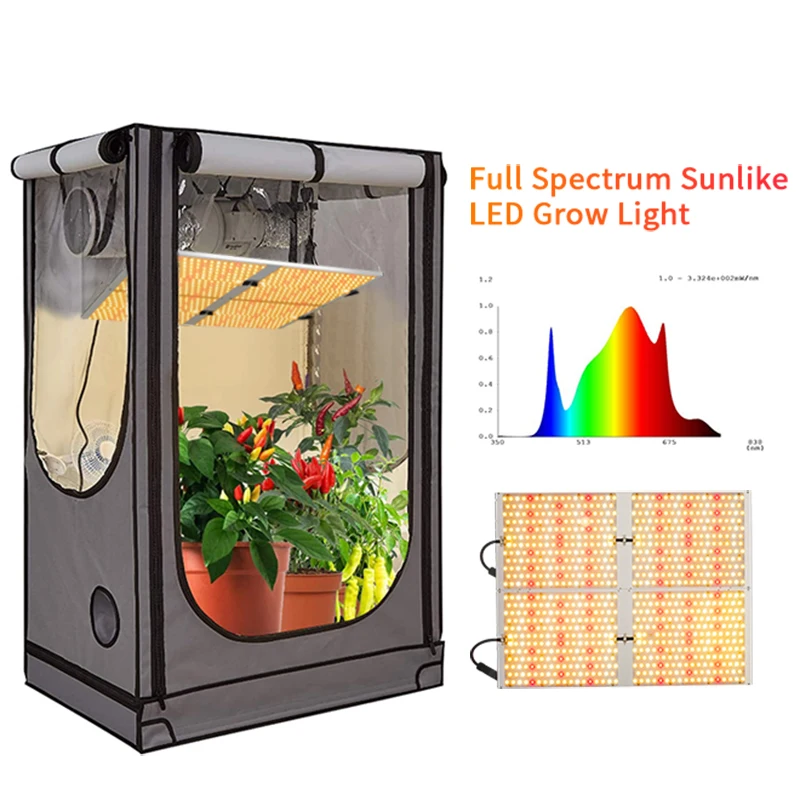 Затемняемый 480 Вт Led Grow Light полный спектр Квантовая доска IP65 комнатные растения