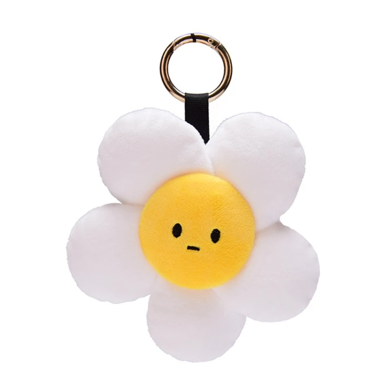 

Q9QB Mini Sunflower Toy Cute Plush Keychain Decoration Kindergarten Gift Giveaway Teacher Student Award For Boys Girls Child