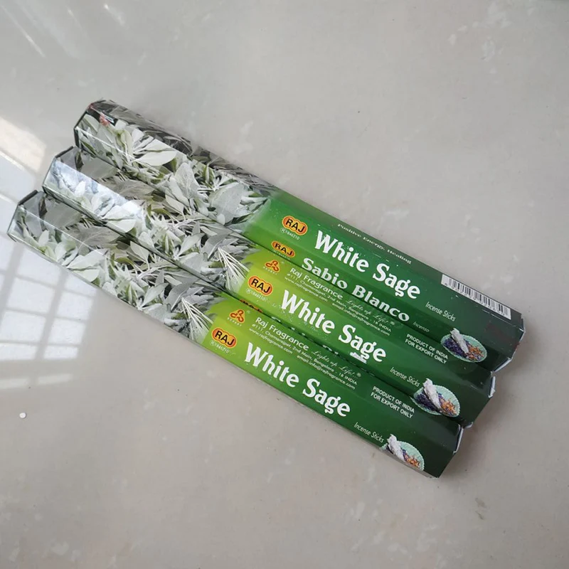 White sage Ночная Королева индийская палочка благовония белый шалфей благовония палочки аромат для дома оптом дропшиппинг гостиная ароматические - Аромат: White sage