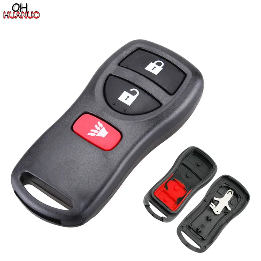 2 + 1/3 кнопки дистанционного ключа автомобиля оболочки чехол Fob для Nissan Tiida LIVINA X Trail