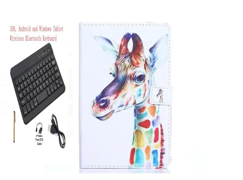 Keyboard Case Чехол для chuwi Hi9 Air 10,1 дюймов покрытие клавиатуры Bluetooth для chuwi Hi9 Air Tablet Keyboard PU кожаный чехол-подставка+ ручка - Цвет: Keyboard Case