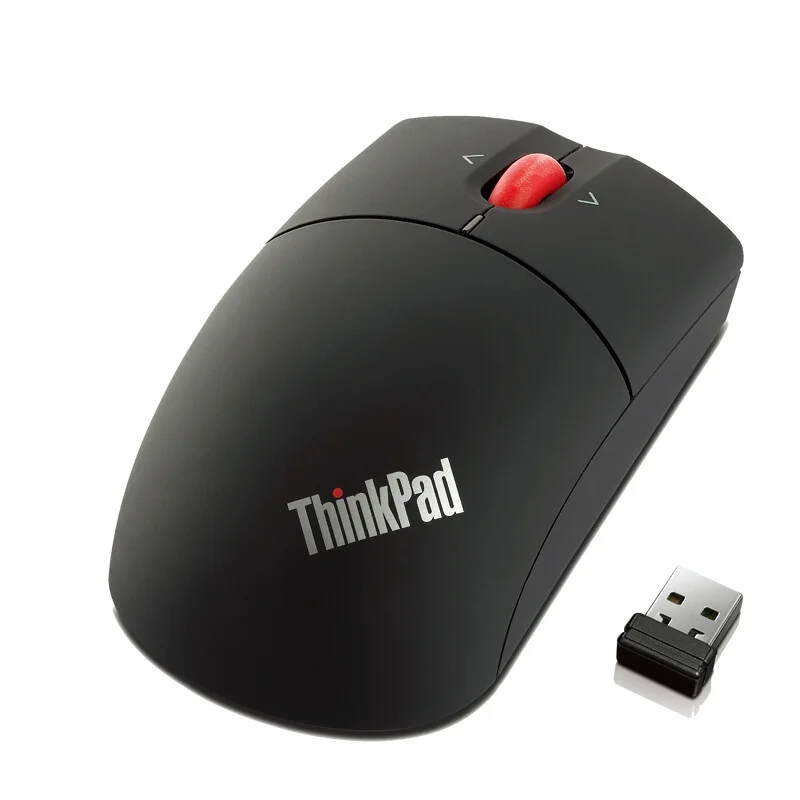 Lenovo оригинальный ThinkPad 0A36193 Лазерная беспроводная мышь 2 4 ГГц 1000 точек/дюйм Red Dot USB