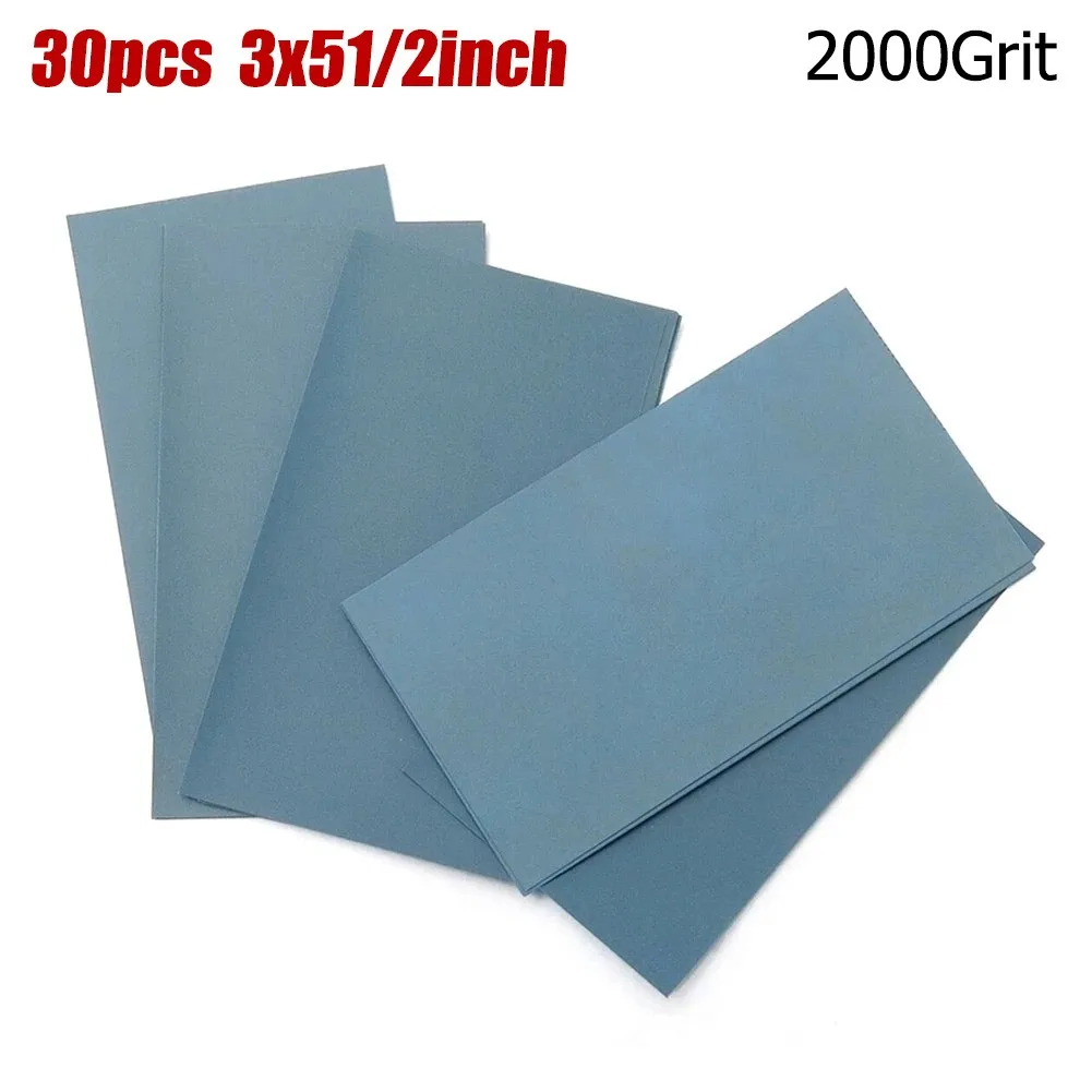 

Наждачная бумага 1500/2000/2500/3000/5000 для сухой и влажной шлифовки, 30 шт., абразивные материалы 3X5 1/2 дюйма