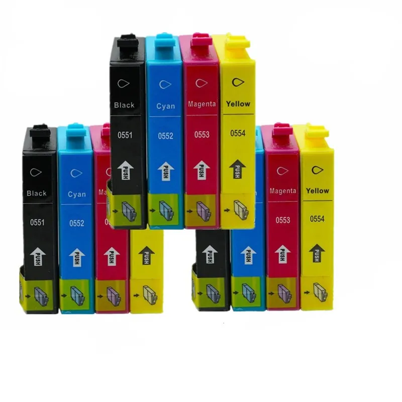 T0551 E 551 T0554 554 чернильный картридж для Stylus Photo RX420 RX425 RX520 R240 R245 Inkjer Printer|Чернильные