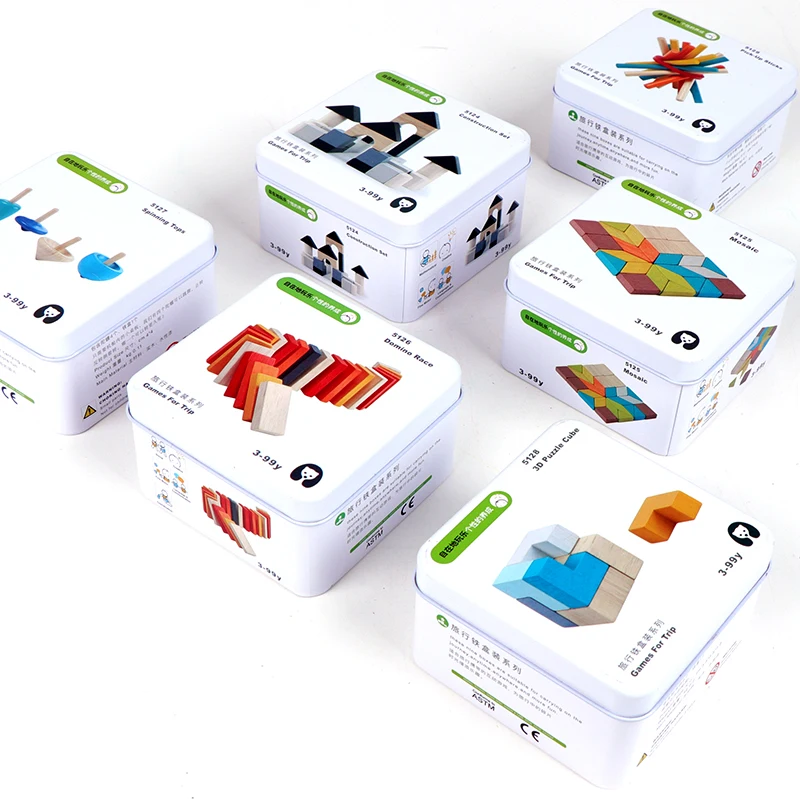 6 Styles Kids Wooden Learning Education Variety Puzzle Building Block Disassembly Toys for Children Intelligence Game Toys|Пазлы| |