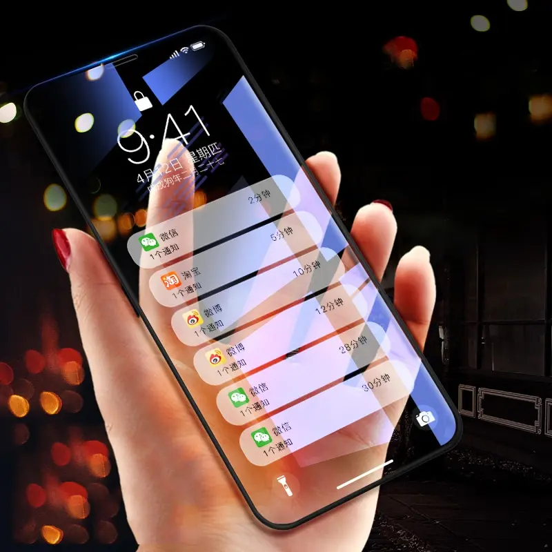 9D закругленные края полное покрытие закаленное стекло на iPhone XS MAX XR X экран