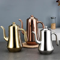 kettle household bubble flower kettle with strainer hotel small mouth kettle kitchen oil pot stainless steel pot