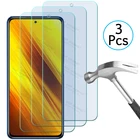 Защитное стекло для Xiaomi Poco X3 NFC, 6,67 дюйма, 3 шт.