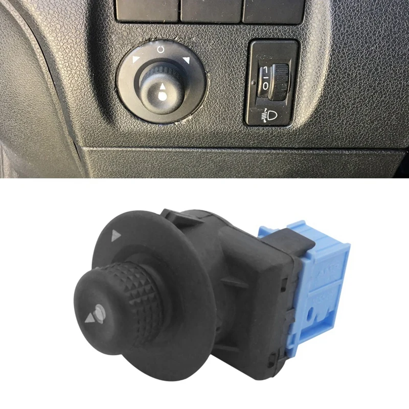 

Car Electric Rearview Mirror Control Switch Button Rearview Mirror Knob Switch For Citroen C3 11Pin 6545.KS 6545KS